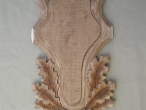 Deer carved trophy plaque 204 | nove_foceni_podložky 273