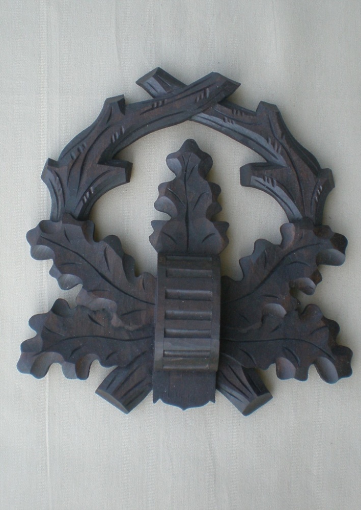 Wild pig - tusks carved trophy plaque 402 | nove_foceni_podložky 099