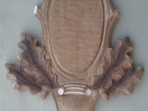 Roe deer carved trophy plaque 103 | nove_foceni_podložky 031