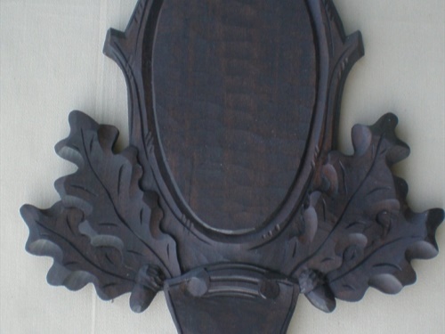 Roe deer carved trophy plaque 103 | nove_foceni_podložky 025