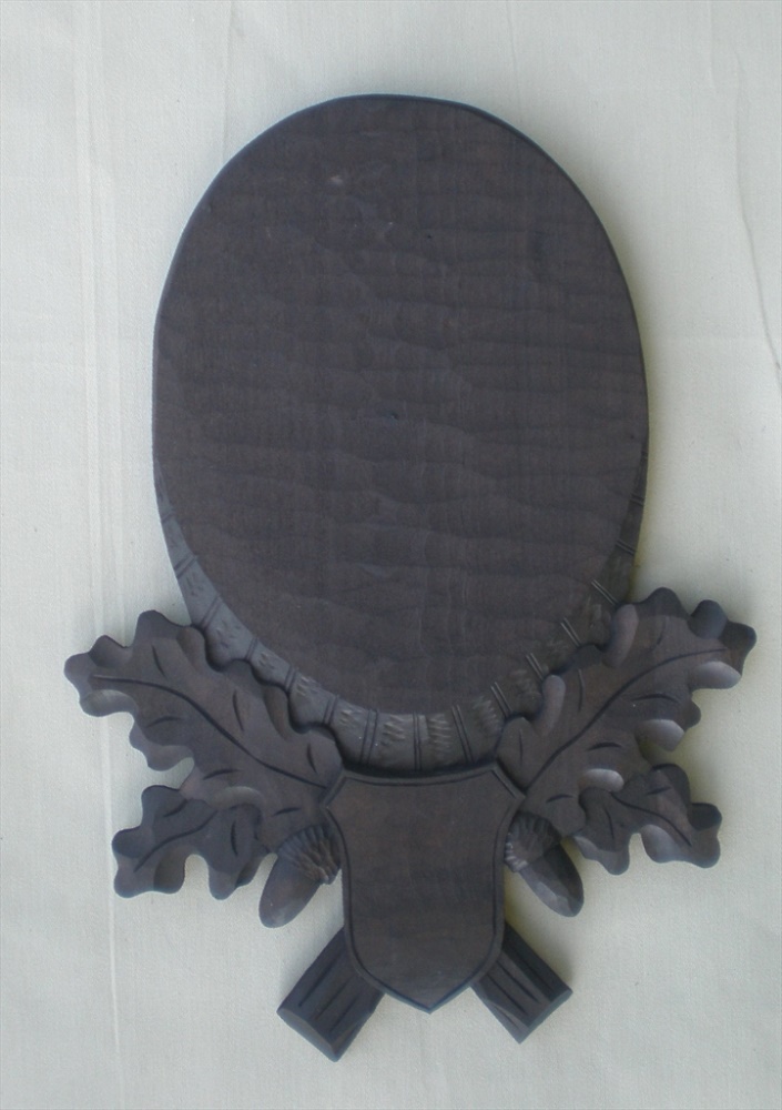 Geschnitzte Trophaenschild  für Damhirsch uder Sikahirsch 301 | nove_foceni_podložky 111