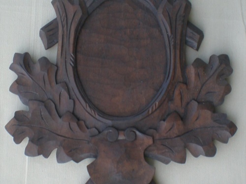 Forest carved trophy plaque forTrophy - roe deer 101 | Rezby 173