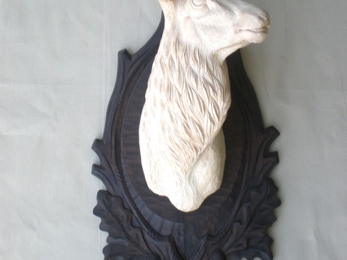 Deer head - carved | nove_foceni_podložky 155