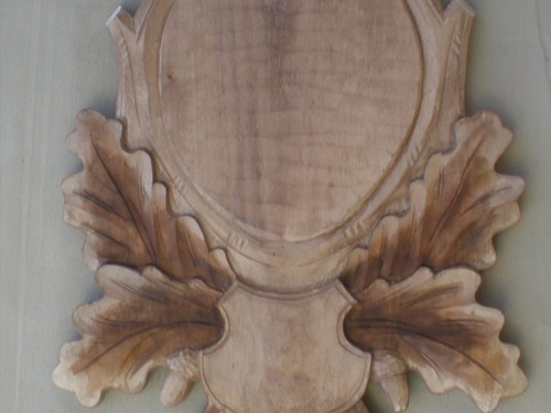 Roe deer carved trophy plaque 102 | nove_foceni_podložky 209
