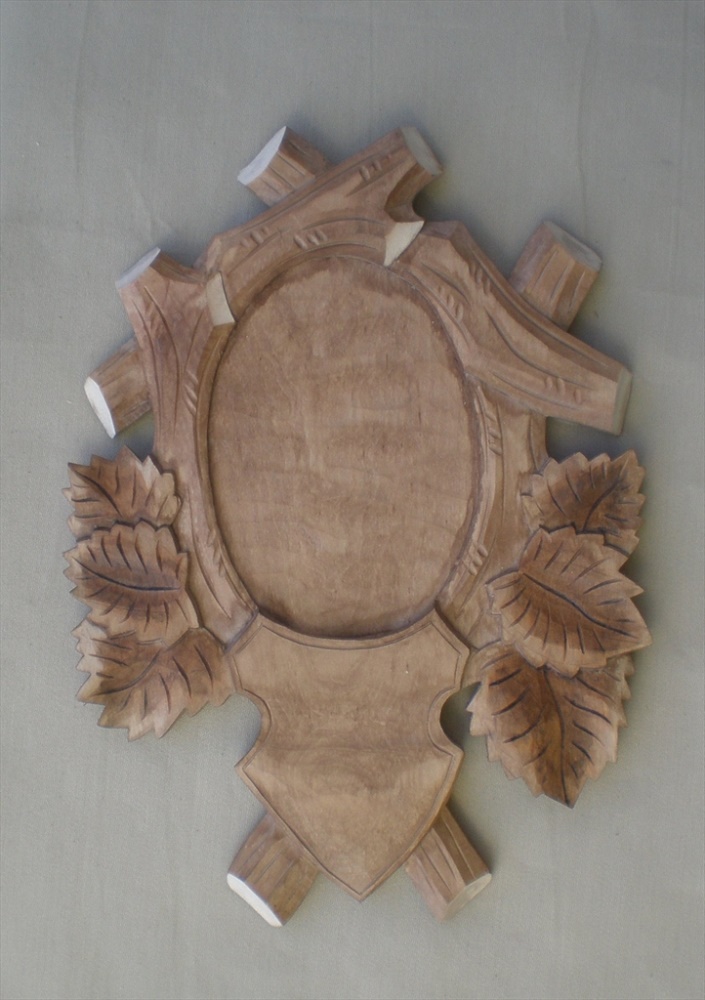 Roe deer, wild beast, carved trophy plaque 107 | nove_foceni_podložky 237