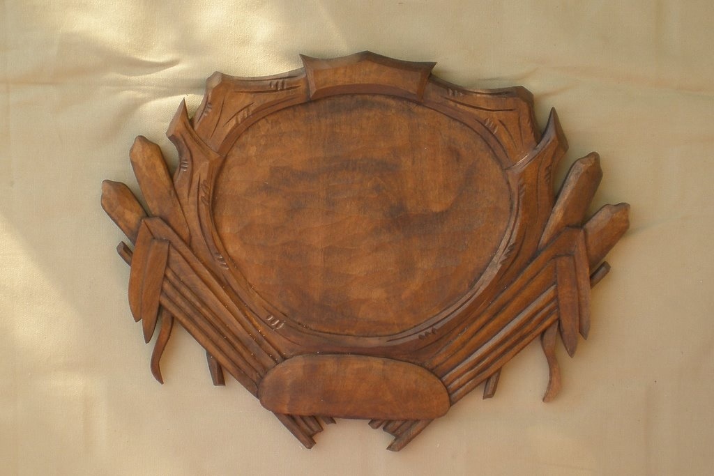 Geschnitzte Trophäenschilder für Fisch 212 | P9040349