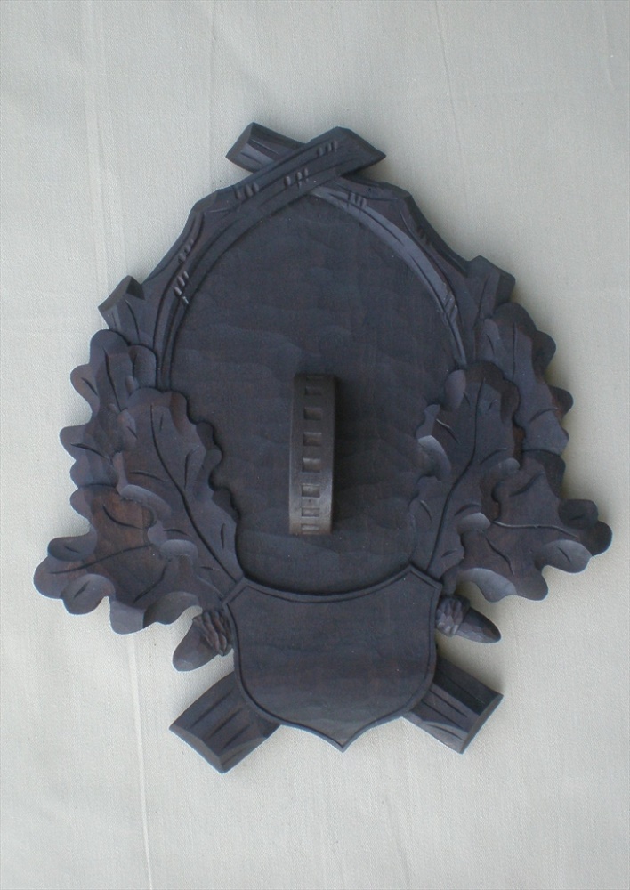 Wild pig - tusks carved trophy plaque 401 | nove_foceni_podložky 038