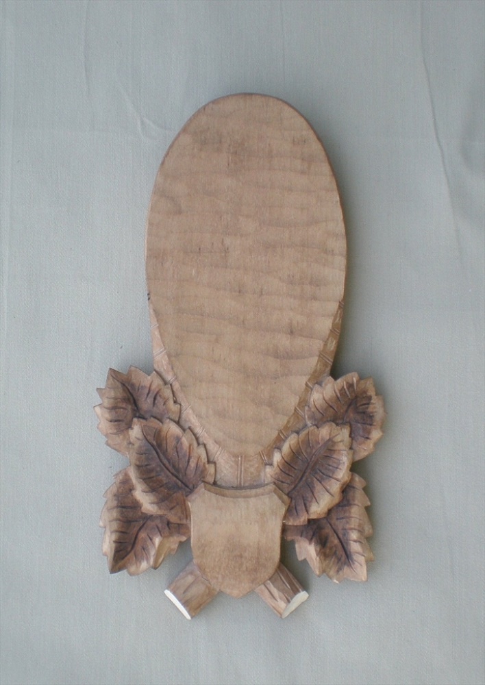 Roe deer carved trophy plaque 114