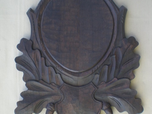 Roe deer carved trophy plaque 102 | nove_foceni_podložky 204
