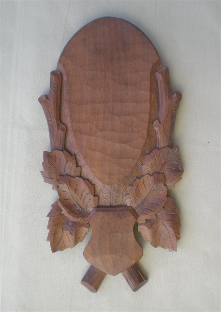 Roe deer, wild beast, carved trophy plaque 111 | nove_foceni_podložky 213