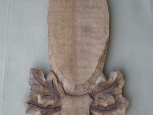 Roe deer, wild beast, carved trophy plaque 106 | nove_foceni_podložky 084
