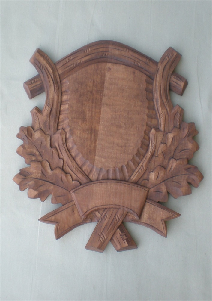 Deer,skull-cap carved trophy-plaque 202 | nove_foceni_podložky 132