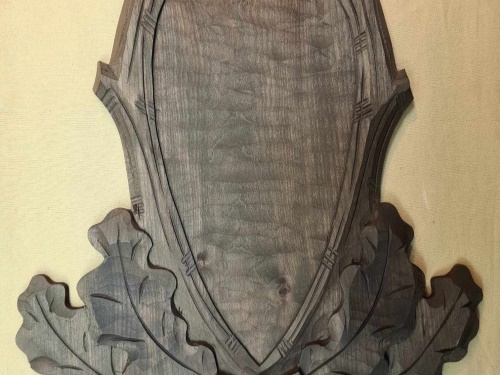 Trophäenschilder für Damhirsch oder Sikahirsch 304 (lange Schädel)